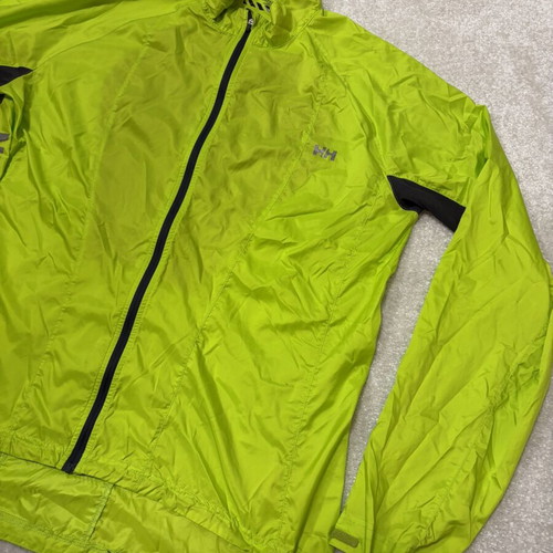 Helly Hansen Windfoil neon green lightweight men's jacket XL