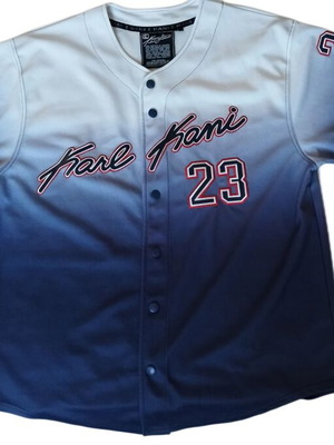 Karl Kani baseball μπλούζα XL σαν καινούργια, μπλε-λευκή