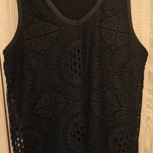 Desigual Crochet Top black used, size L