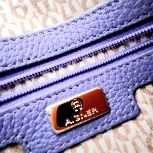 Aigner collectible 50th anniversary bag new, 2 compartments, purple