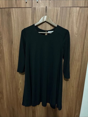 Bershka black mini dress size M like new