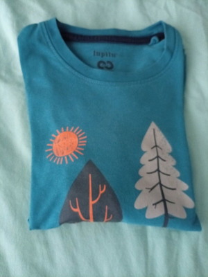 Lupilu thin blouse size 110-116 like new, multicolored