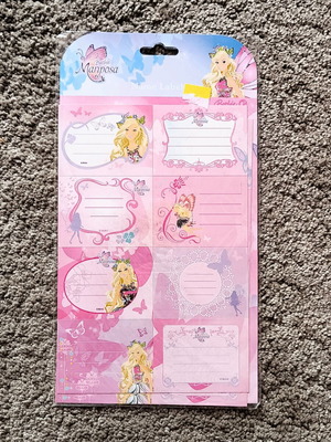 Barbie Paxos stickers new, set of 16 for notebook