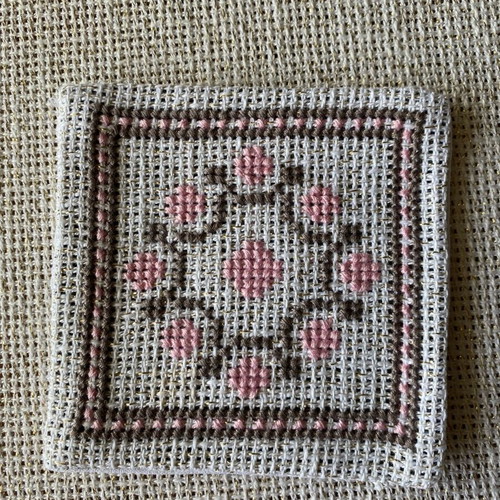 Handmade Coasters Cretan Cross-Stitch like new