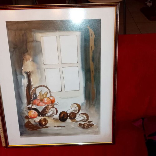 Vintage painting signed Ferry, like new, 65x52 cm