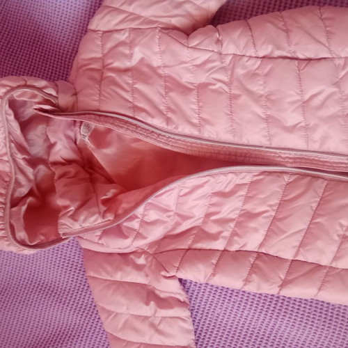 H&M pink lightweight jacket with detachable hood, 4-5 years