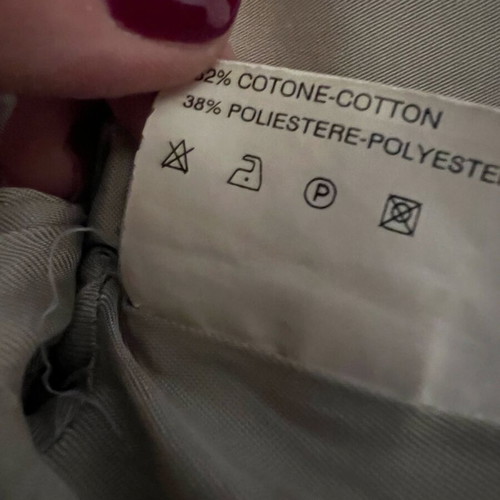 Women's trench coat Atos Lombardini used, gray, size S