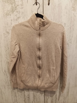 Marron men's knitted cardigan XXL used, beige, premium quality