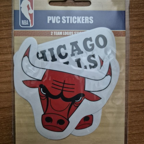 NBA Bulls PVC Stickers pack of 2 new, authentic