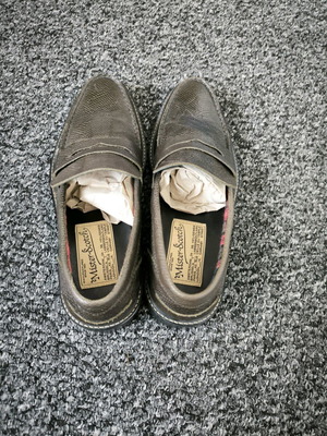 Scotch & Soda men's leather elegant shoes new, size 44, brown