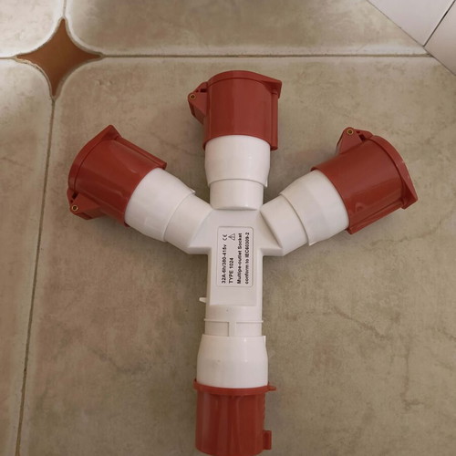 Waterproof Industrial Aviation Plug and Socket Y-Type Connector 32A