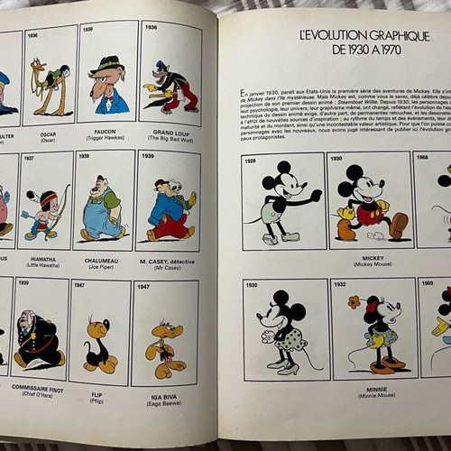La Fabuleuse Histoire De Mickey French comic book like new, 1970 edition