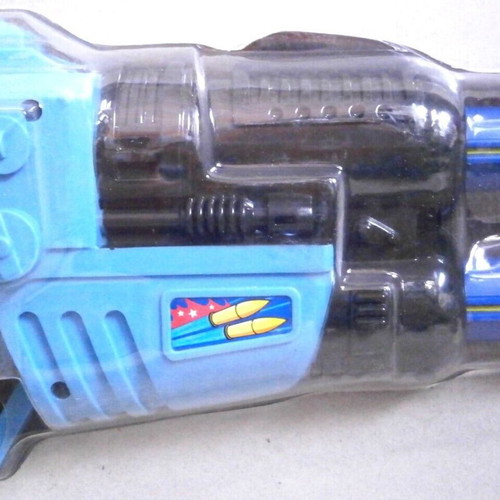 Super Gun Double Power Barrel Sound Action sealed space toy