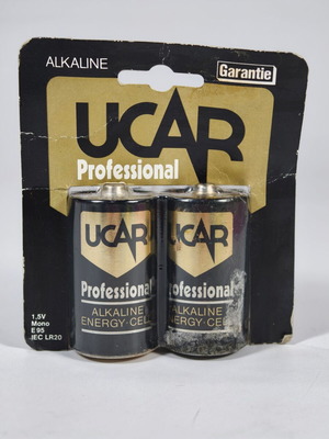 Ucar Professional Vintage Alkaline Batteries LR20 D used