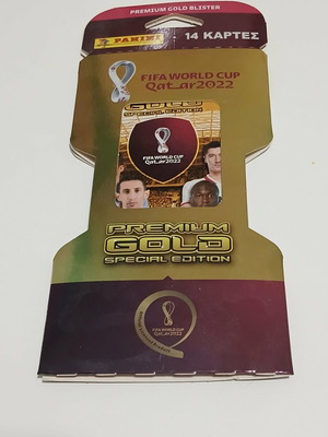Panini Adrenalyn XL FIFA World Cup 2022 Premium Gold Blister Pack new