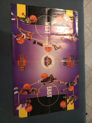 Плакат NBA All Star Game 1995 употребяван, рядък и колекционерски
