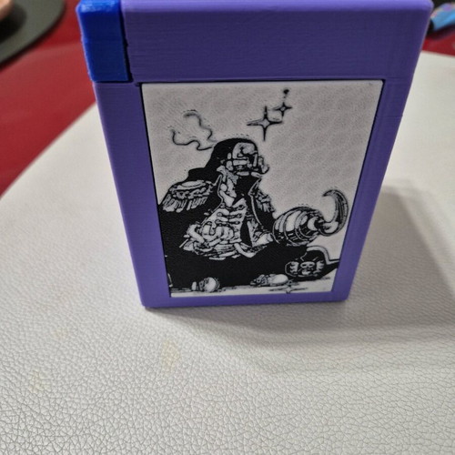 One Piece Card Game Deck Box like new, Sir Crocodile 3D printed