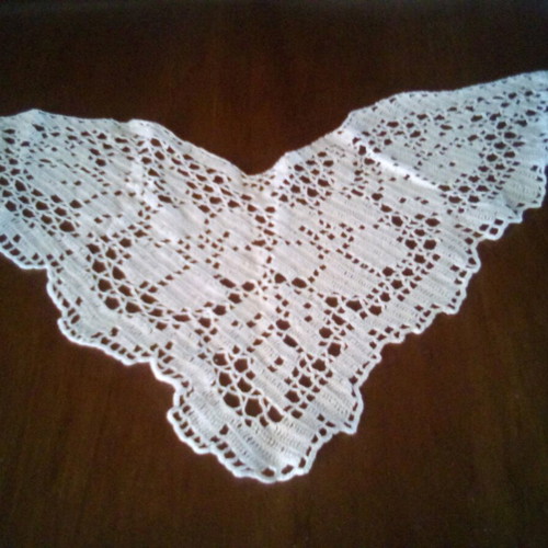 Crocheted butterfly corner pieces set of 4, new