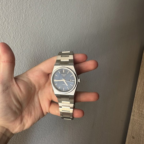 Tissot PRX blue quartz wristwatch 40mm