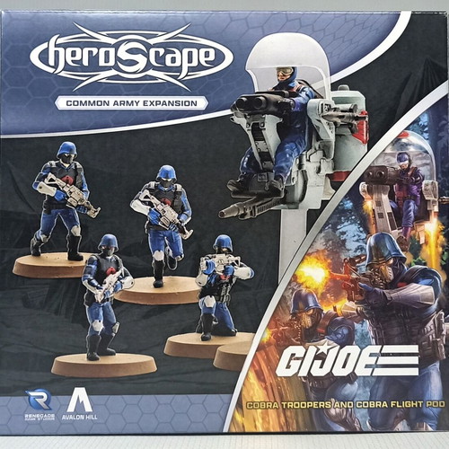 Hasbro Renegade Studios Heroscape GI Joe Cobra Troopers & Flight Pod Army Expansion new