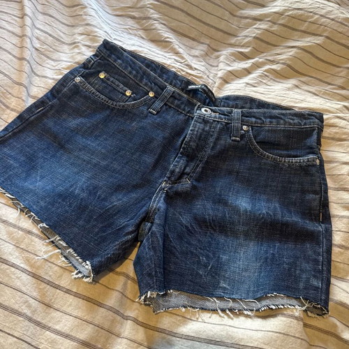 Versace denim shorts like new, size XS/S, blue
