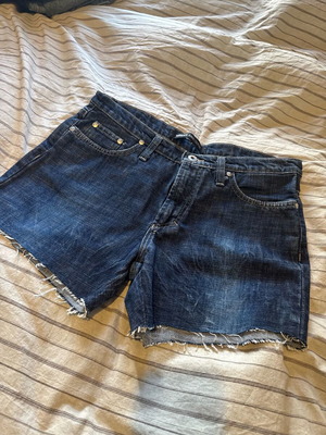 Versace denim shorts like new, size XS/S, blue
