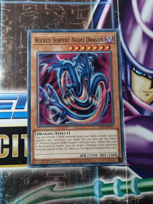 Winged Serpent Night Dragon Yu-Gi-Oh! card, common