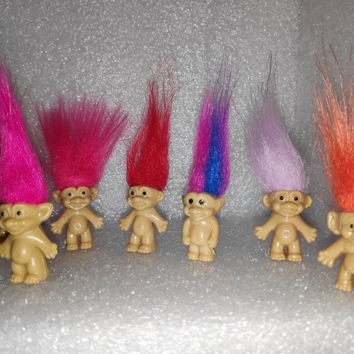 Vintage Euchoulides figures set of 10, like new, Western Animation