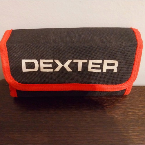 Dexter insulated electrician screwdriver set used, 10 pieces with case