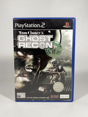 Tom Clancy's Ghost Recon παιχνίδι PS2 μεταχειρισμένο, πλήρες με οδηγίες