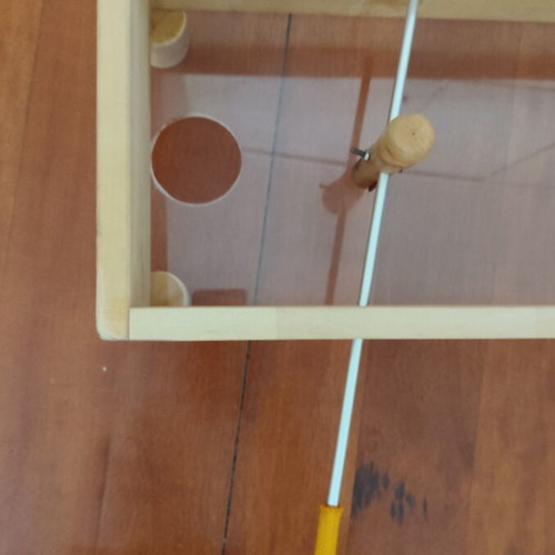 Wooden Foosball Table with Ping Pong Ball New