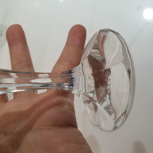 Set of 6 stemmed liqueur glasses like new