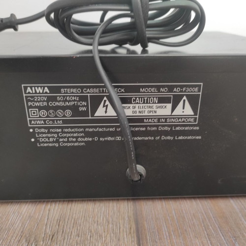 Κασετόφωνο Stereo AIWA AD-F300 μεταχειρισμένο, χρειάζεται service στους ιμάντες