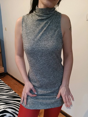 White House Black Market dress gray, like new