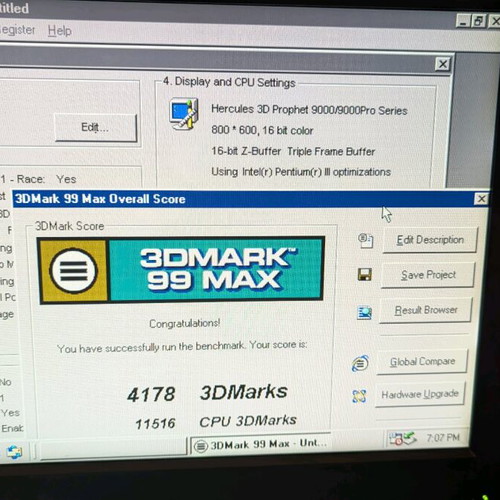 Hercules 3D Prophet 9000 Pro AGP 128MB used graphics card