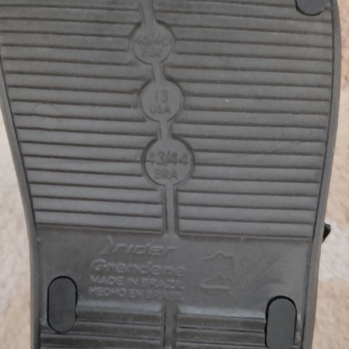 Rider men's sandals like new, size 45/46, black