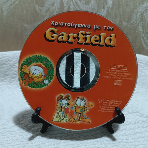 Christmas with Garfield DVD used, Greek subtitles