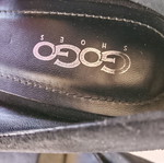 GoGo Shoes μαύρες γόβες δέρμα σουέντ νούμερο 39 σαν καινούργιο
