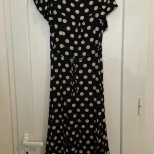 Evans polka dot rockabilly dress used, size UK 18-EU 46