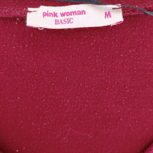 Pink Woman burgundy blouse like new, size M