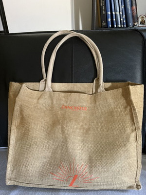 Straw shoulder bag Lancaster used, beige