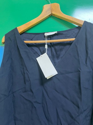 Boss women's top with V, new, blue