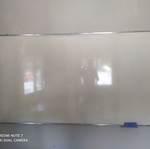 White board with metal frame
