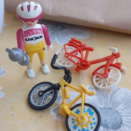 Playmobil cyclist used, as a pack