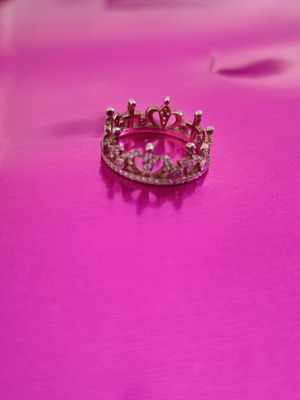 Ring pink gold plated 925 like new