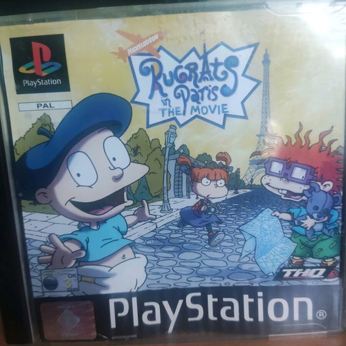 Rugrats in Paris The Movie PS1 game like new, adventure