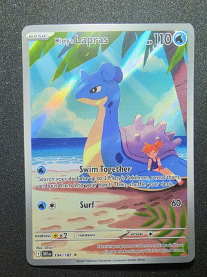 Misty's Lapras #194 Destined Rivals Pokemon card