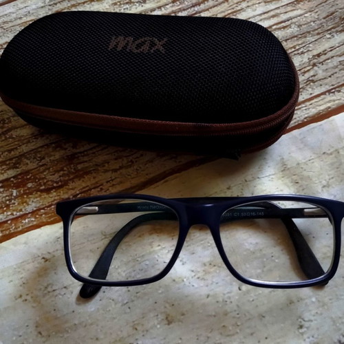 Monte Napoleone prescription glasses used, blue, men's, with free CD