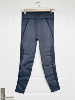 H&M Leggings Blue-Purple Like New With Perforated Design