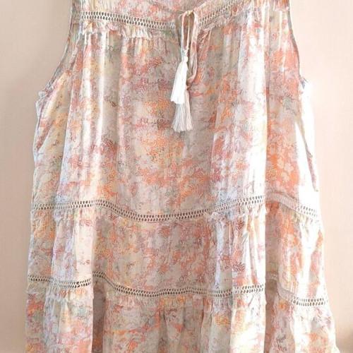 Summer blouse like new, multicolor, size M-L